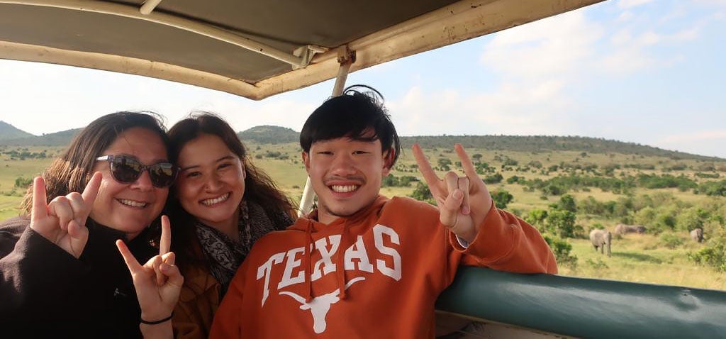 Longhorns on safari at the Masai Mara